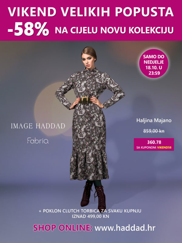 Image Haddad Newsletter VIKEND VELIKIH POPUSTA: -58% NA CIJELU NOVU KOLEKCIJU