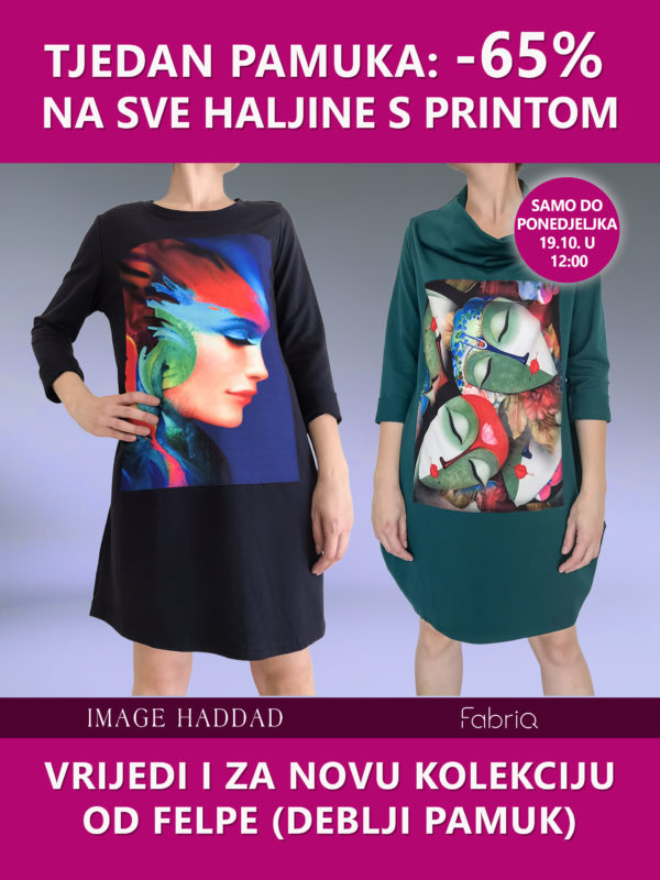 Image Haddad post TJEDAN PAMUKA: -65% NA SVE HALJINE S PRINTOM