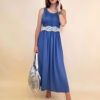 Haljina 48 Vidalia - viscose UN bizne - jeans