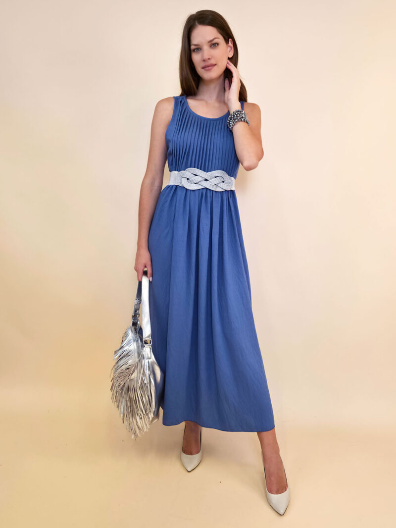 Haljina 48 Vidalia - viscose UN bizne - jeans