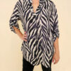 Tunika 36 Marsala zebra 21423675