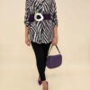 Tunika 36 Marsala zebra 21423675