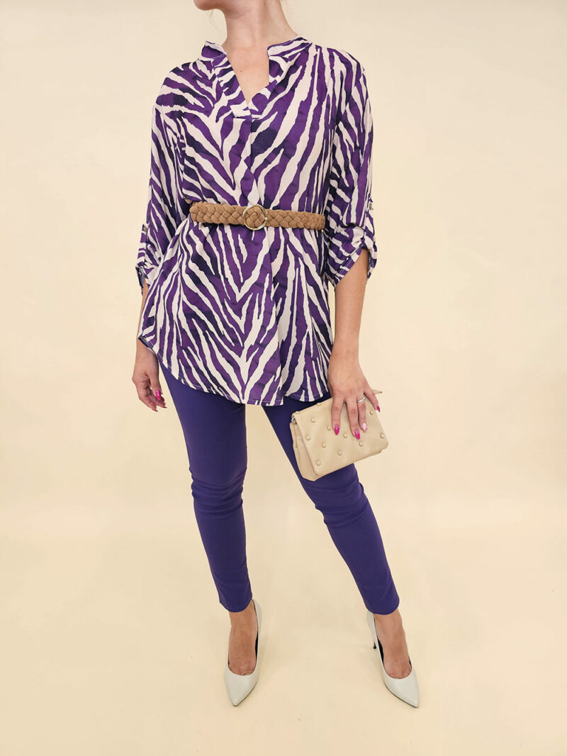 Tunika 36 Marsala zebra 21423671