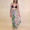 Šal/Pareo 12 - viscose Graff Flowers - green