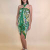 Šal/Pareo 12 - viscose Philodendron - green