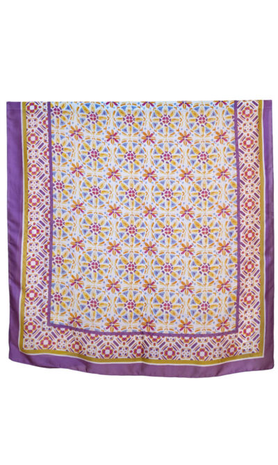 Šal/Pareo 12 - viscose Graff Flowers - purple