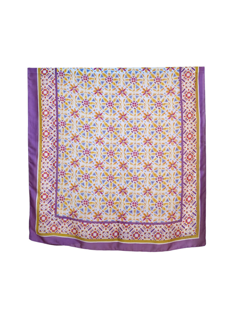 Šal/Pareo 12 - viscose Graff Flowers - purple