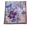 Šal/Pareo 12 - viscose Hieroglyphs/Big Flower - burgundy