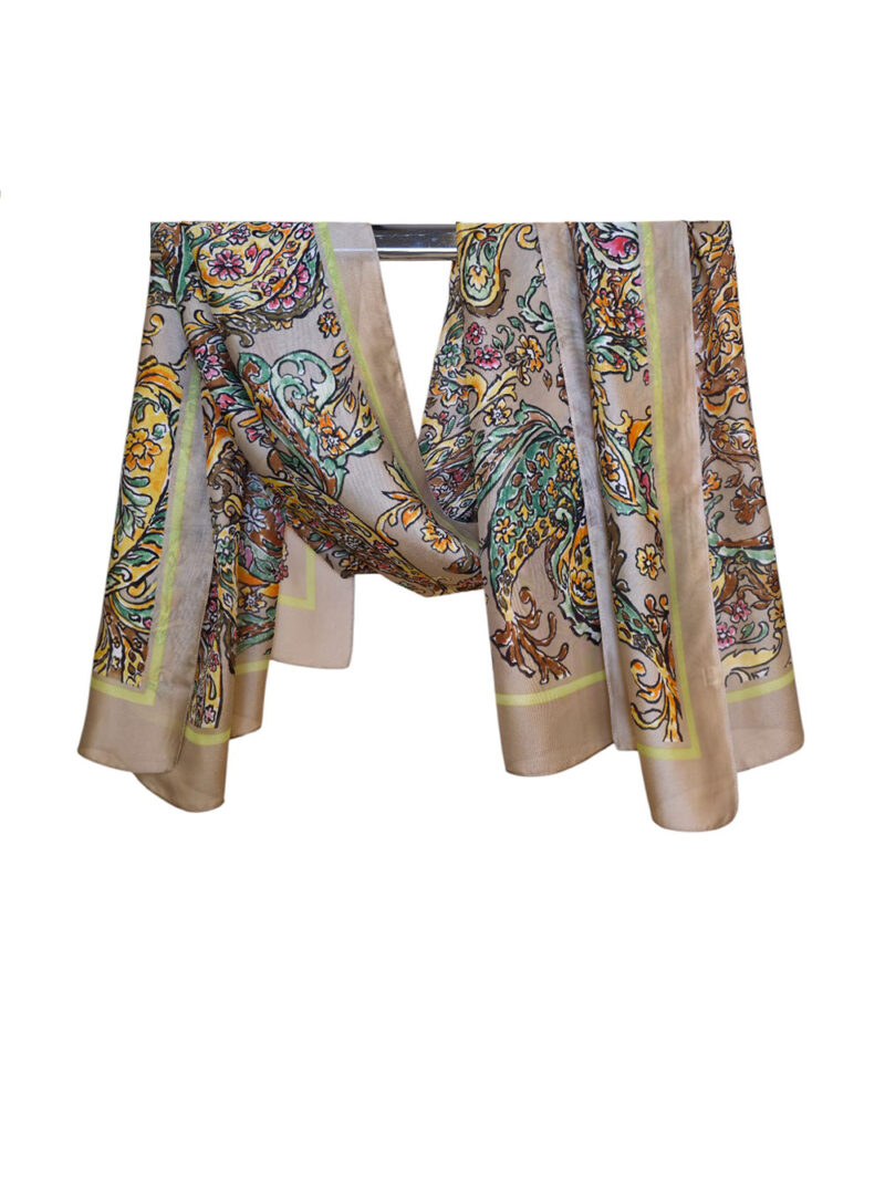 Šal/Pareo 12 - viscose Kashmir - beige