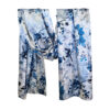 Šal 15 - double face saten 70x170 Birds in blue garden
