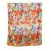 Šal 15 - double face saten 70x170 Small Pink Roses/Yellow Pastel