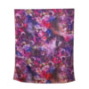 Šal 15 - double face saten 70x170 Animal Roses/Purple Peonies