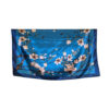 Šal 11 - silk/viscose 90x90 Magnolias - ottanio