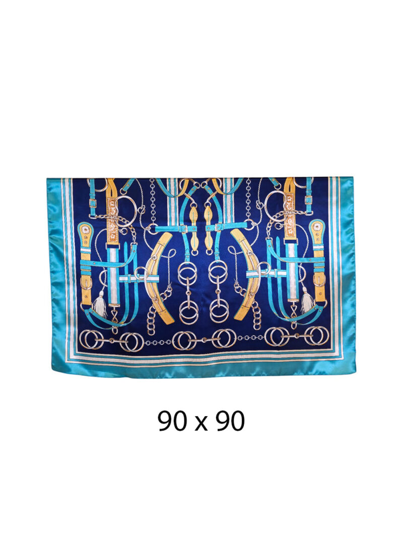 Šal 11 - navy/aqua