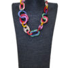 Ogrlica 15 - E rings short - multicolor