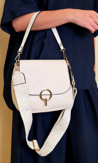 Torba 40 - ring kopča beige