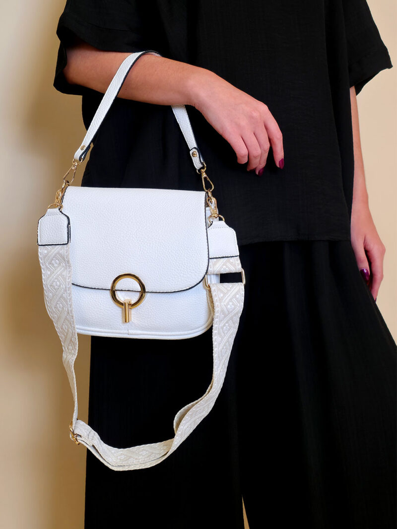 Torba 40 - ring kopča white