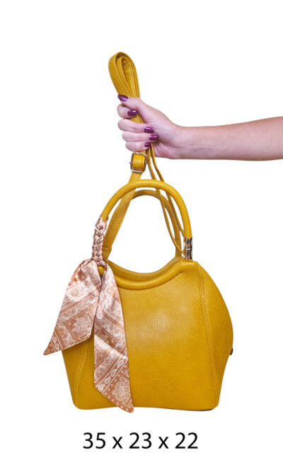 Torba 24 - lady saten bow - yellow