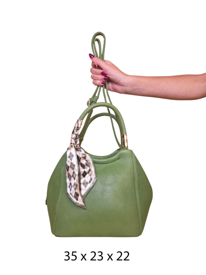 Torba 24 - lady saten bow - c.green
