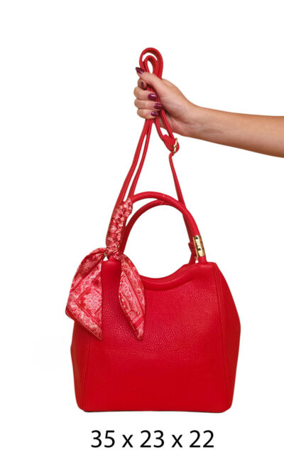Torba 24 - lady saten bow - red