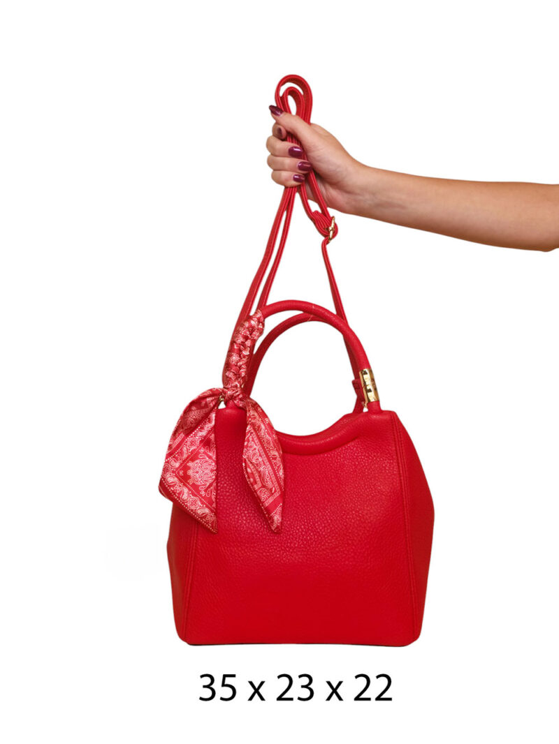 Torba 24 - lady saten bow - red