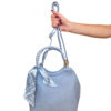 Torba 24 - lady saten bow - sky blue