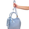 Torba 24 - lady saten bow - sky blue