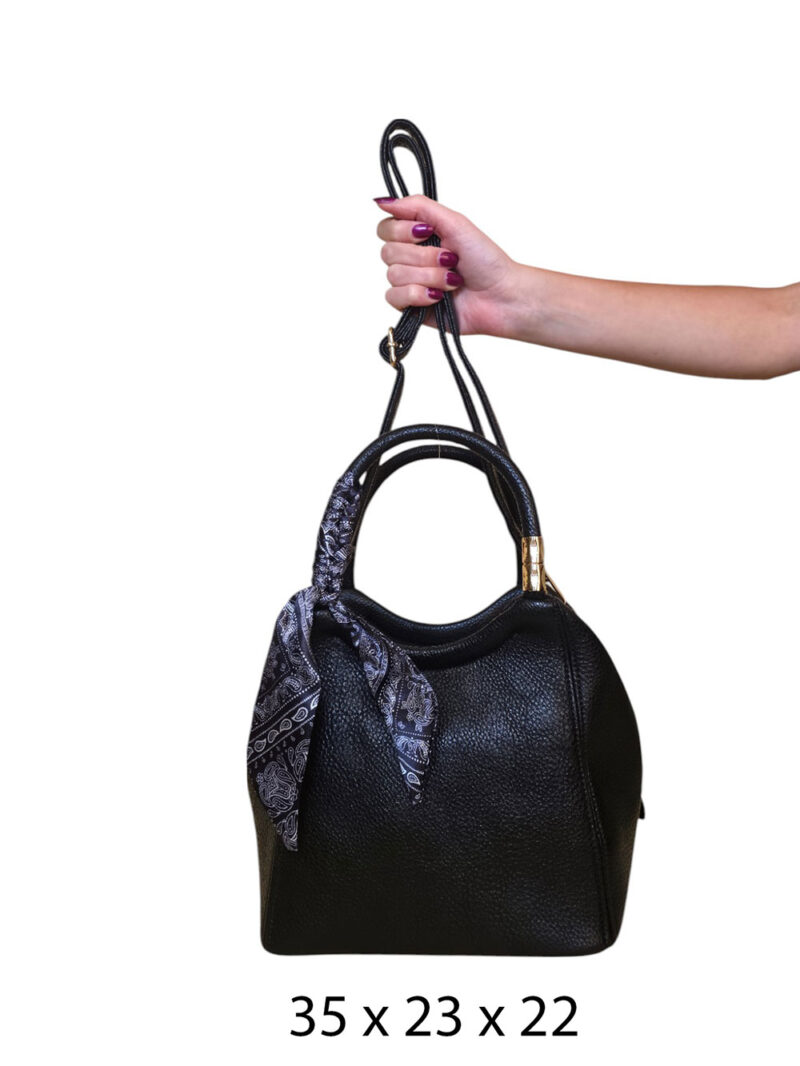 Torba 24 - lady saten bow - black