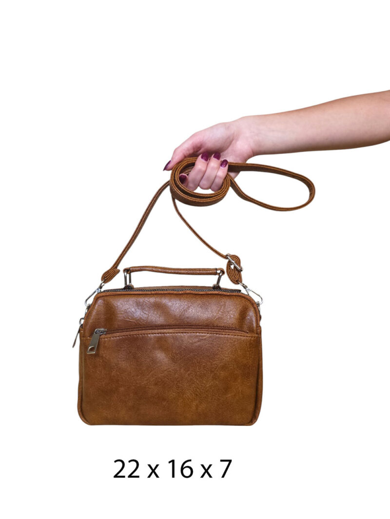 Torba 18 - mala 2 pretinca & 2 džepa - brown