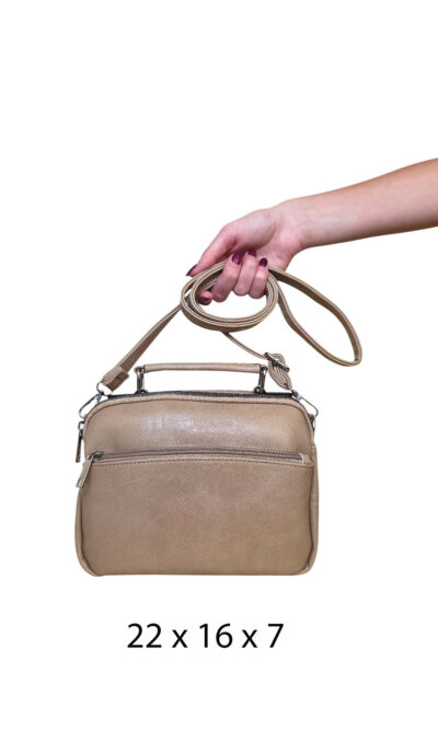 Torba 18 - mala 2 pretinca & 2 džepa - camel