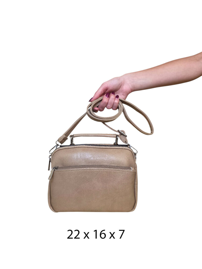 Torba 18 - mala 2 pretinca & 2 džepa - camel