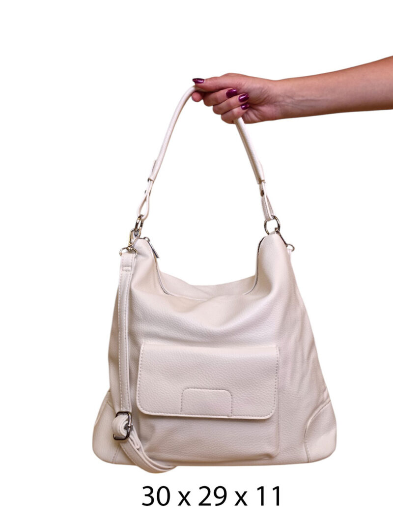 Torba 28 - big/small bag pockets - beige