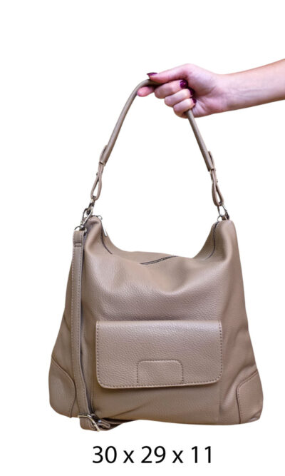Torba 28 - big/small bag pockets - camel