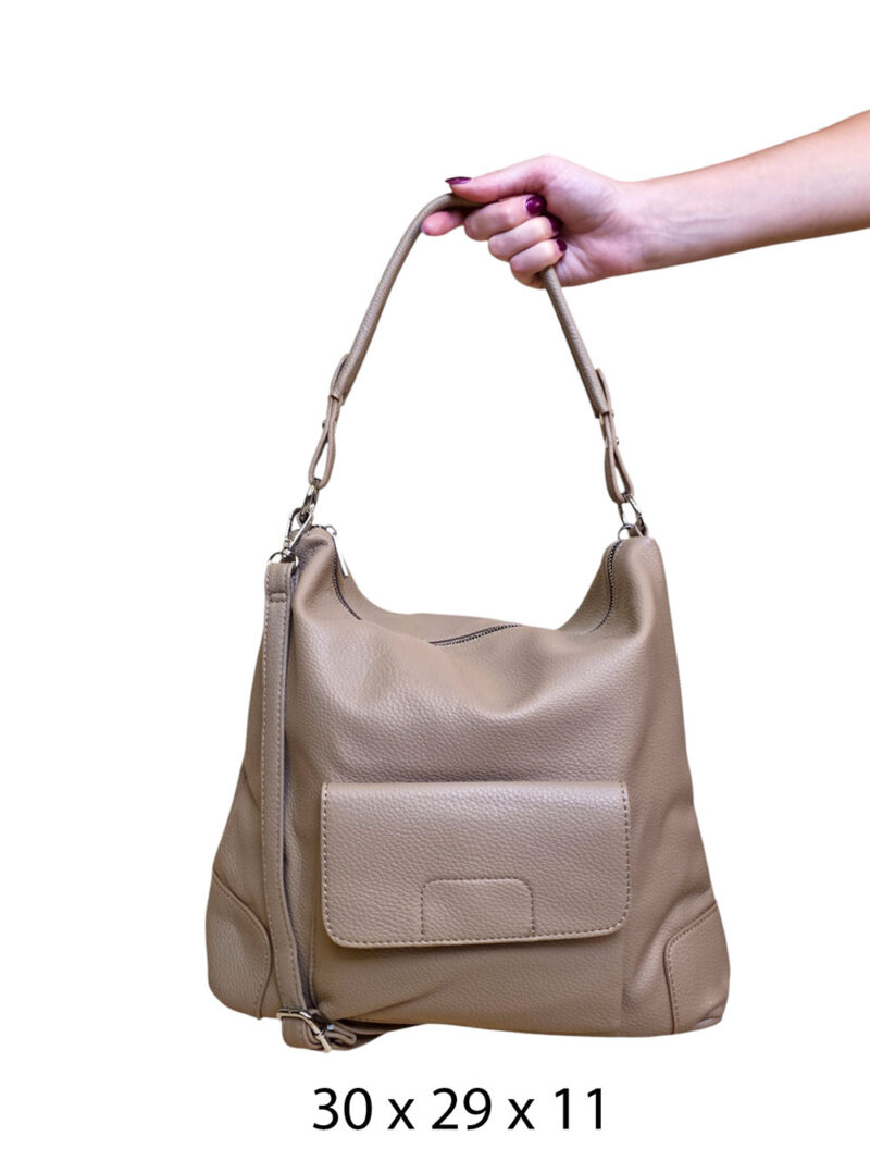 Torba 28 - big/small bag pockets - camel
