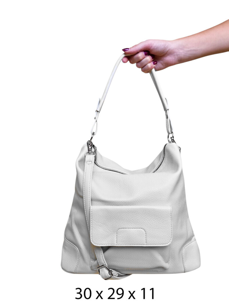 Torba 28 - big/small bag pockets - white