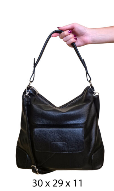 Torba 28 - big/small bag pockets - black