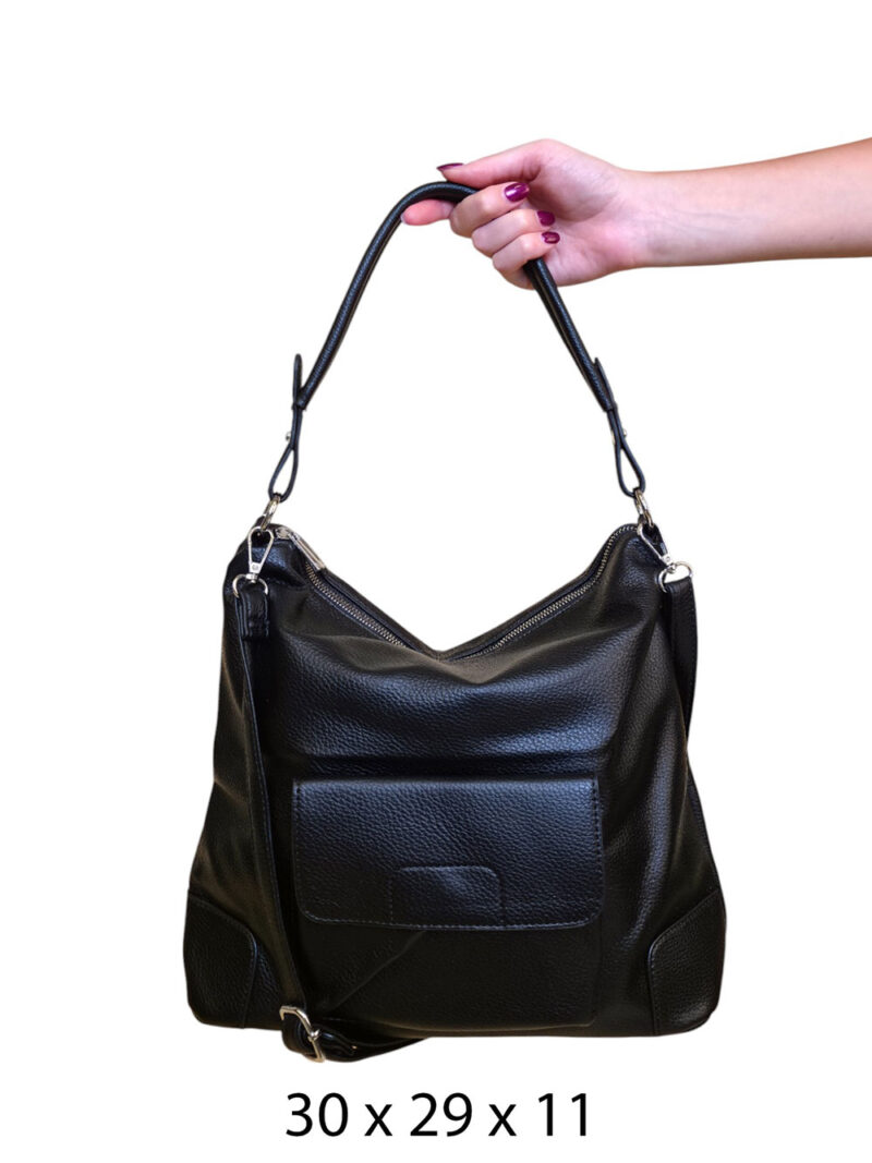 Torba 28 - big/small bag pockets - black