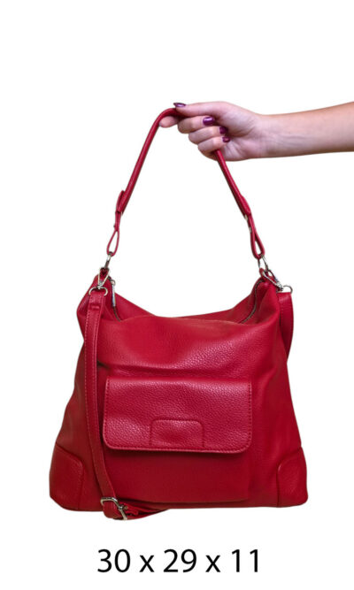 Torba 28 - big/small bag pockets - red
