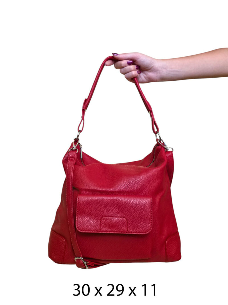 Torba 28 - big/small bag pockets - red