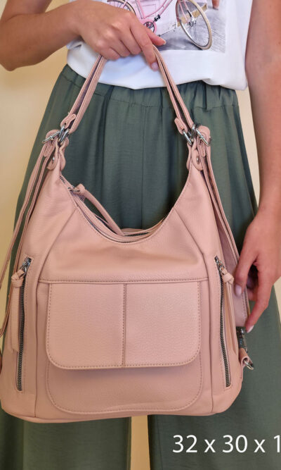 Torba 28 - big/medium bag pockets - pink