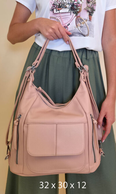Torba 28 - big/medium bag pockets - pink