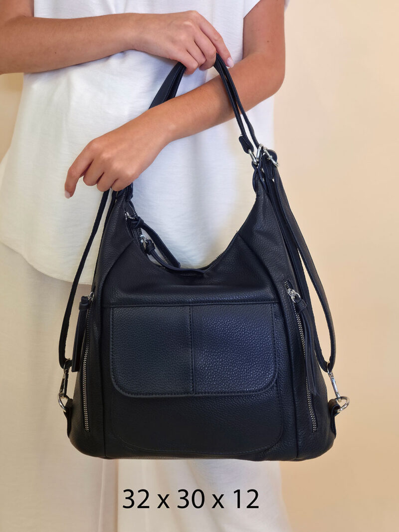 Torba 28 - big/medium bag pockets - blue