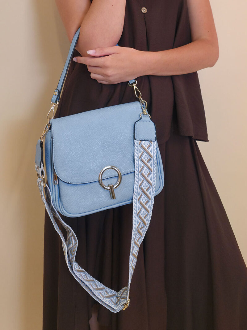 Torba 14 - ring kopča - sky blue