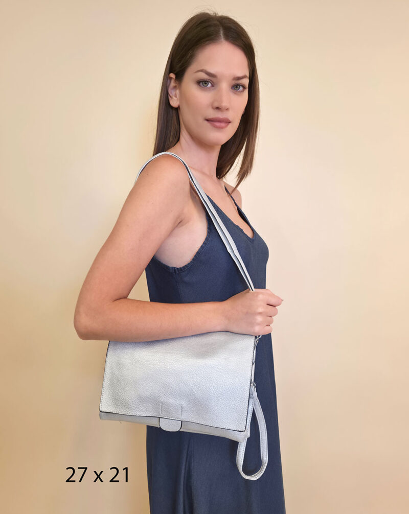 Torba 10 - preklop cif - silver