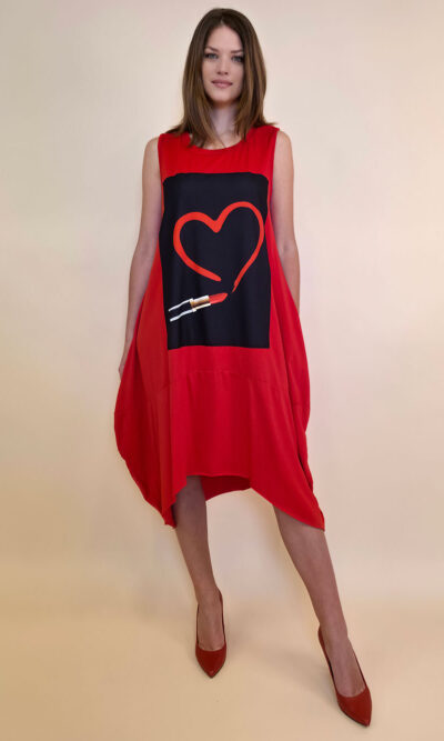 Haljina 42 Quilca  - red - Black red Girl