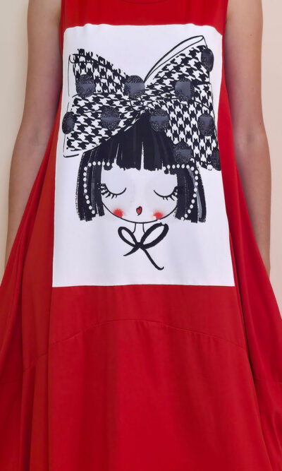 Haljina 42 Quilca  - red - Sweety