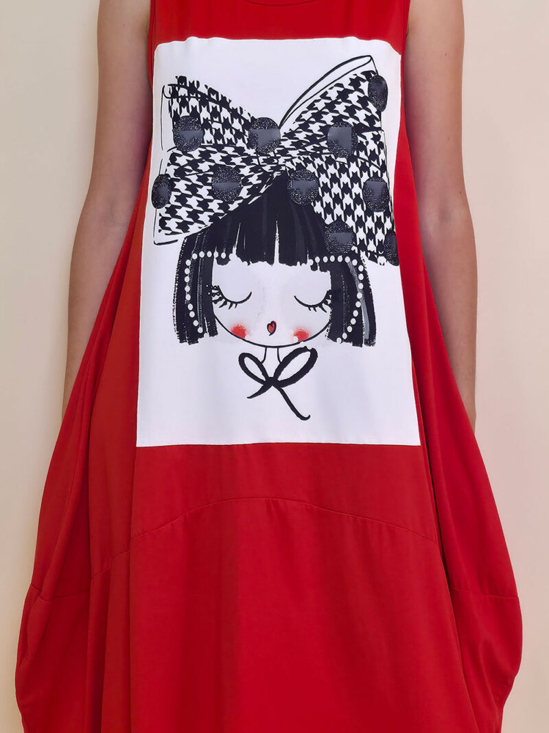Haljina 42 Quilca  - red - Sweety