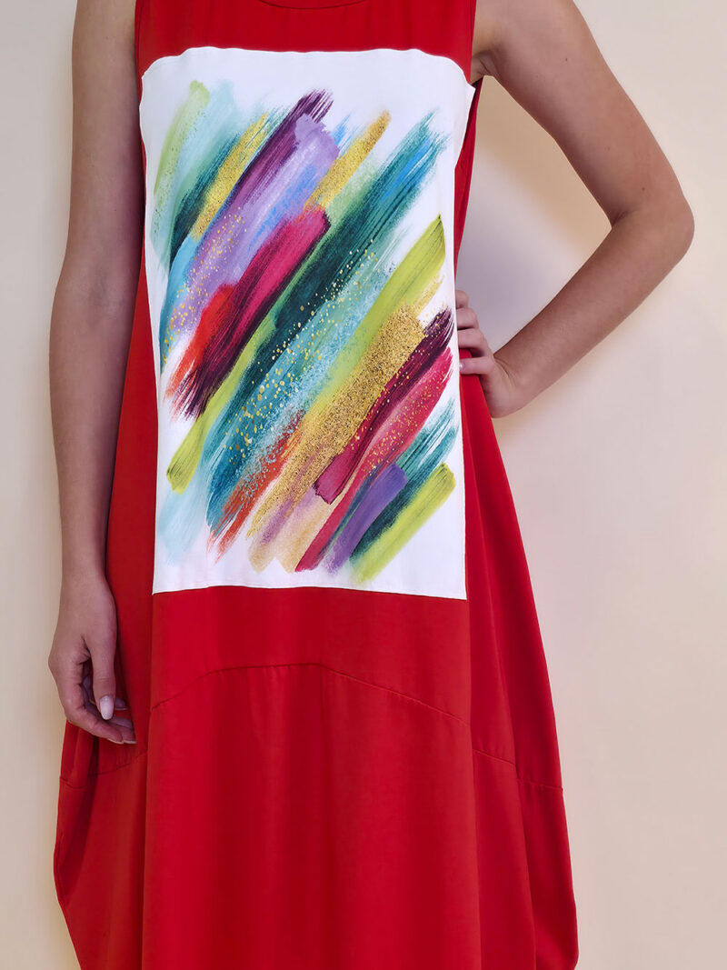 Haljina 42 Quilca  - red - Tempera