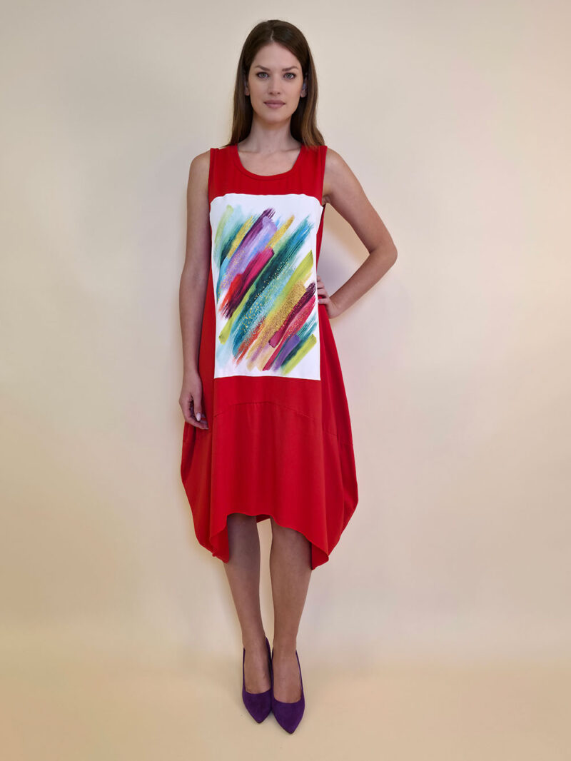 Haljina 42 Quilca  - red - Tempera