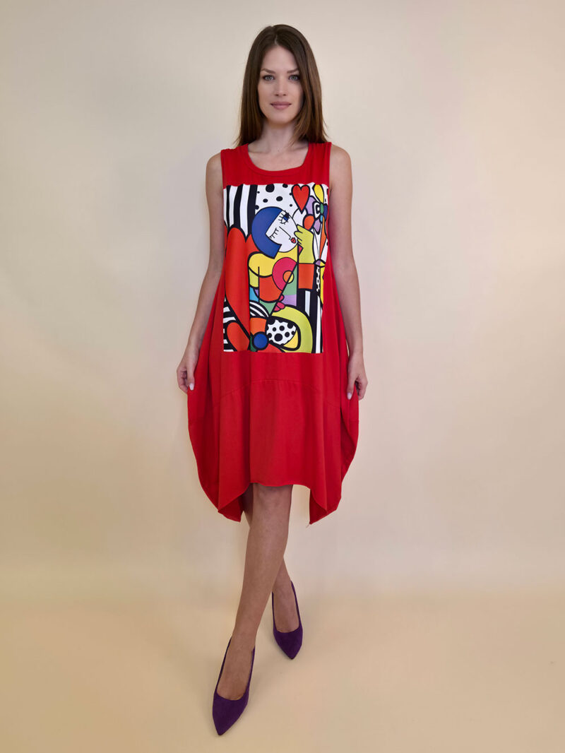 Haljina 42 Quilca  - red - Art Girl